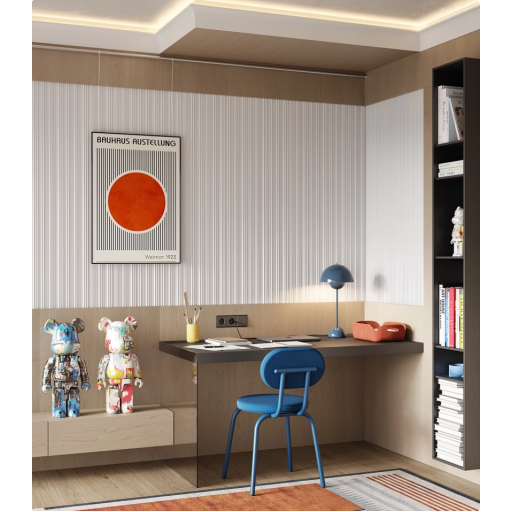 Панель реечная экополимер под покраску RP005